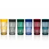 Clearance 6 chopes cristal couleur BelAir Art De La Table|Verre À Eau