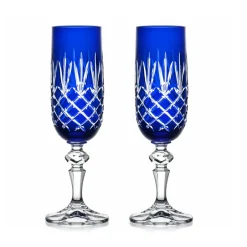 New 2 flûtes à champagne taille ananas Art De La Table|Verre À Pied