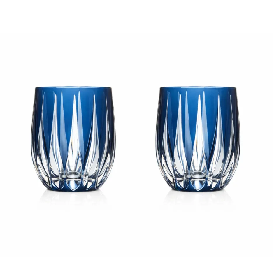 Online 2 gobelets à eau Berenice bleu Art De La Table|Verre À Eau