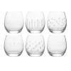 Sale 6 gobelets ronds cristal ametysta Art De La Table|Coffrets Verres Cristal