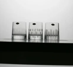 New 6 gobelets vérone verres whisky cristal Art De La Table|Verre À Whisky