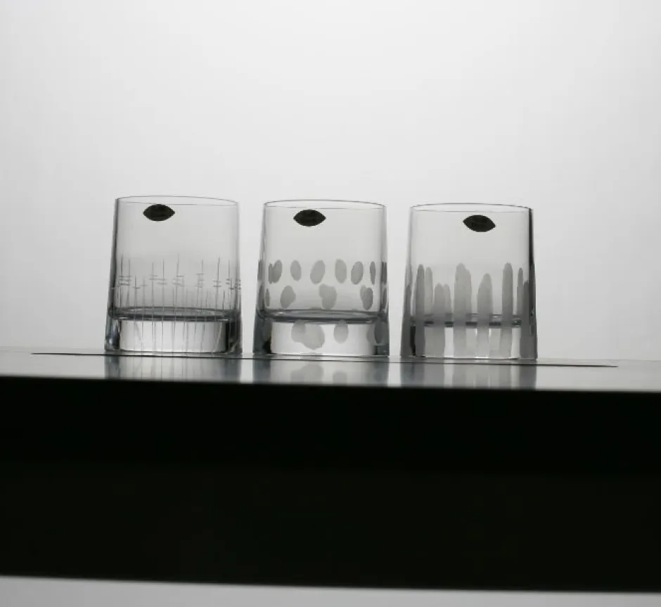 New 6 gobelets vérone verres whisky cristal Art De La Table|Verre À Whisky