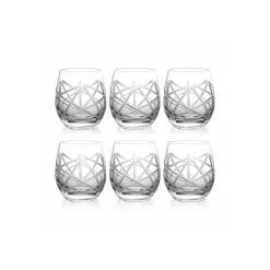 Clearance 6 shooters galactique cristal de Bohême Art De La Table|Verre À Vin