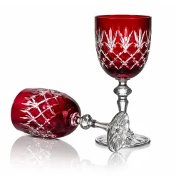 Best 2 verres à vin cristal taille ananas Art De La Table|Verre À Vin