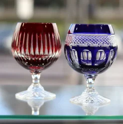 Sale 6 verres cognac cristal couleur timeless Art De La Table|Verre À Pied