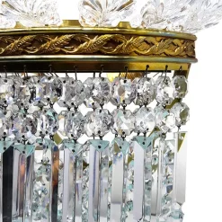 Applique crinoline vintage baccarat Luminaires|Appliques Cristal