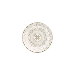 New Assiette à pain Arcadia Or & Platine Baccarat Art De La Table|Assiette Céramique