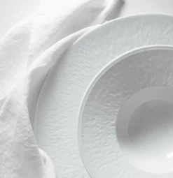 Outlet Assiette creuse à aile gravée 27 cm Minéral Raynaud Art De La Table|Assiette Céramique