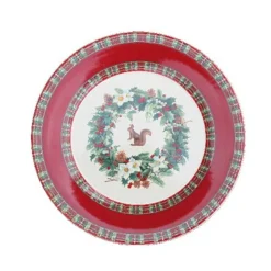 Hot Assiette dessert rose des neiges Assiette Céramique