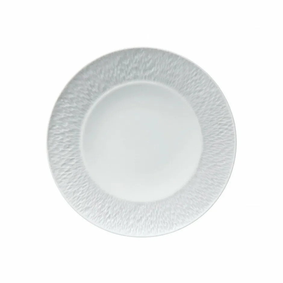 Assiette plate à aile gravée 22 cm Minéral Raynaud Art De La Table|Assiette Céramique