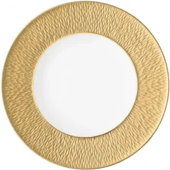 Outlet Assiette plate à aile gravée 32 cm Minéral or Raynaud Art De La Table|Assiette Céramique