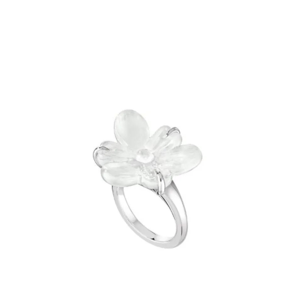 Discount Bague fleur de neige lalique Bijoux|Bagues Cristal