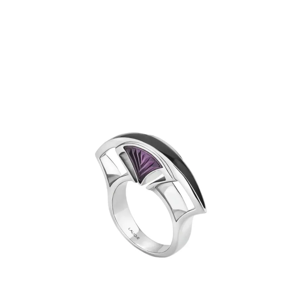 Sale Bague Larcade cristal Lalique Bagues Cristal|Bagues