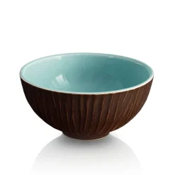 Outlet Bol coco turquoise Faïence de Lunéville Lunéville