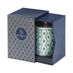 Outlet Boîte à bougie porcelaine Mosaic Babylone Vert Raynaud Photophore & Bougie