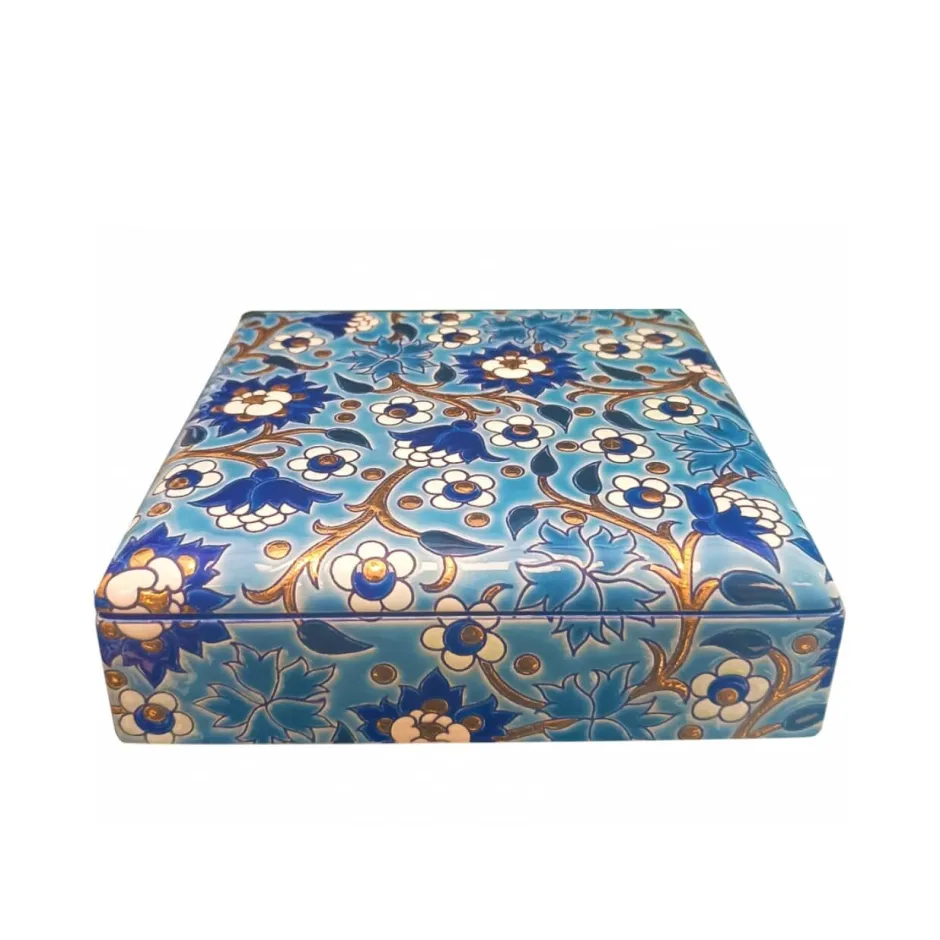 Outlet Boîte Amalice Héritage bleu Émaux de Longwy Boites Cristal|Coupes & Photophores