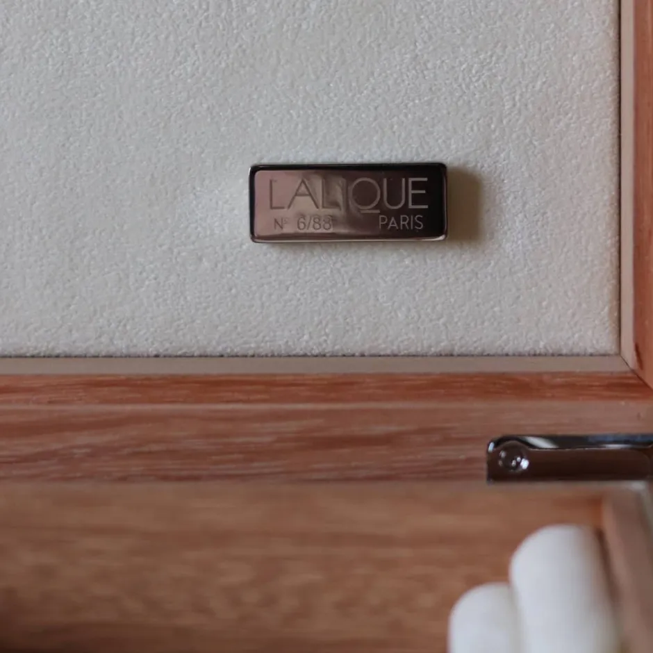 Outlet Boîte bijoux dragon laqué noir Lalique 88 EX Coupes, Coupelles Et Photophores|Boites Cristal