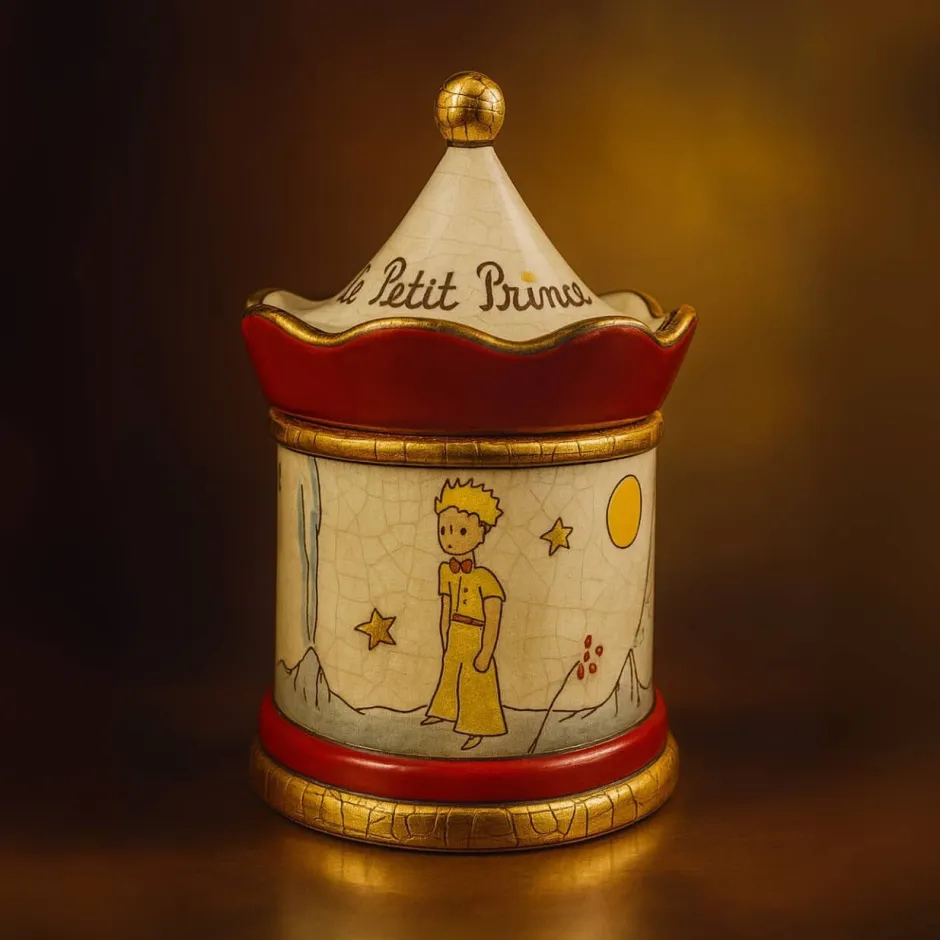 New Boîte Kiosque ©Petit Prince™ Émaux de Longwy Boites Cristal|Coupes & Photophores