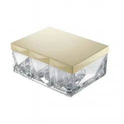 Discount Boîte louxor noir & ivoire Baccarat Coupes, Coupelles Et Photophores|Coupelles Cristal