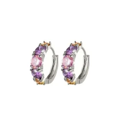 Outlet Boucles d’oreilles Éclat Lavande Boucles D’Oreilles Cristal|Boucles D’Oreilles