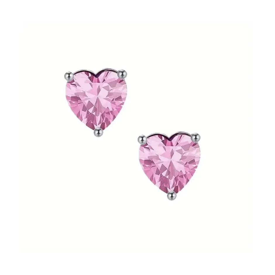 Discount Boucles d’oreilles coeur cristal argent 925 Boucles D’Oreilles Cristal|Boucles D’Oreilles
