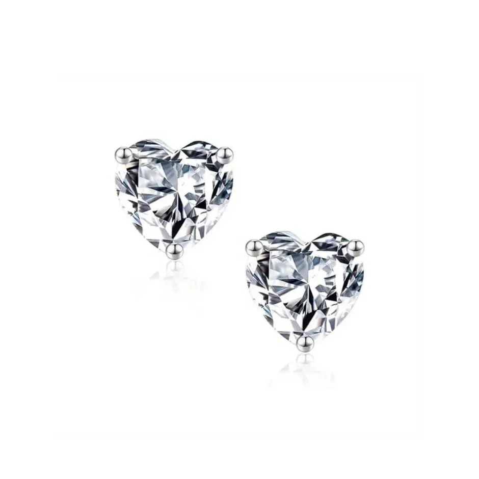 Discount Boucles d’oreilles coeur cristal argent 925 Boucles D’Oreilles Cristal|Boucles D’Oreilles