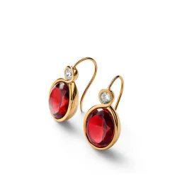 Clearance Boucles d’oreilles croisé vermeil baccarat Bijoux|Colliers Cristal
