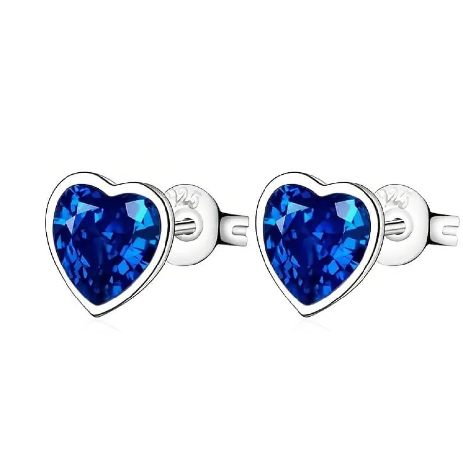 Online Boucles d’oreilles cœur cristal bleu Boucles D’Oreilles Cristal|Boucles D’Oreilles