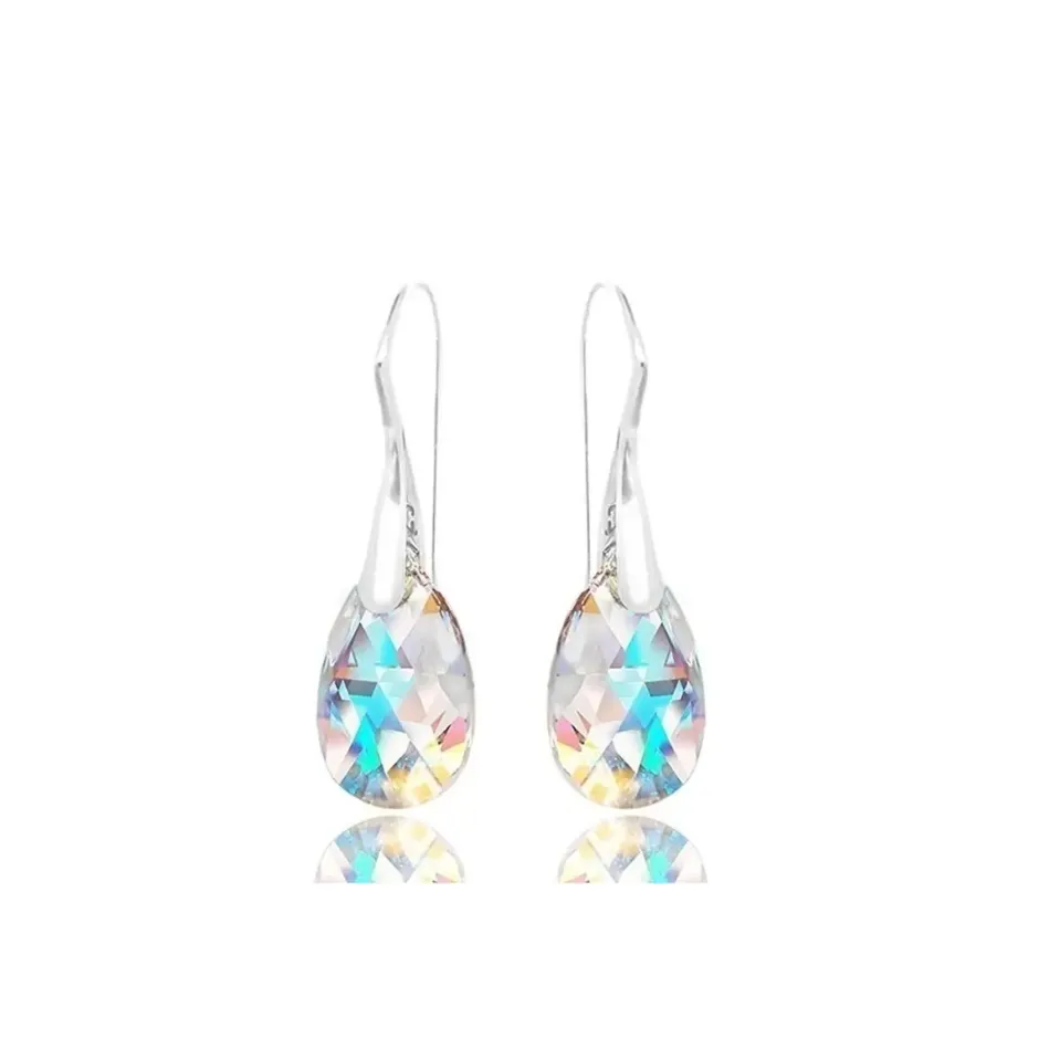 Best Boucles d’oreilles goutte d’eau cristal irisé Boucles D’Oreilles Cristal|Boucles D’Oreilles
