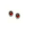 Sale Boucles d’oreilles médaillon royal cristal rouge rubis Boucles D’Oreilles Cristal|Boucles D’Oreilles