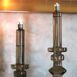 Hot Bougeoir lampe à huile champagne Coupes, Coupelles Et Photophores|Lampes Cristal