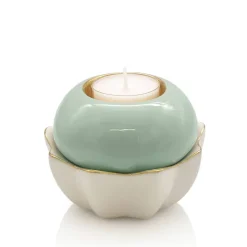 Online Bougeoir photophore Lotus renaissance Émaux de Longwy Décorations De Noël|Vases & Boules