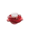 Bougeoir rose passion rouge daum Photophores, Bougeoirs Cristal
