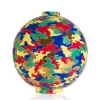New Boule Colo Astro camouflage Planete JC Longue Vie Longwy Éditions D’Art Cristal|Vases & Boules