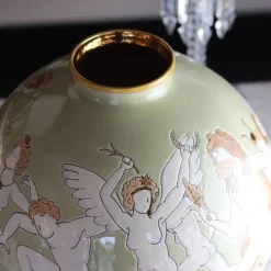 Best Boule coloniale Gymnasium Émaux de Longwy Vase Céramique|Éditions D’Art Cristal