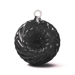 Outlet Boule de noël en cristal kouglof noir 2019 Décoration