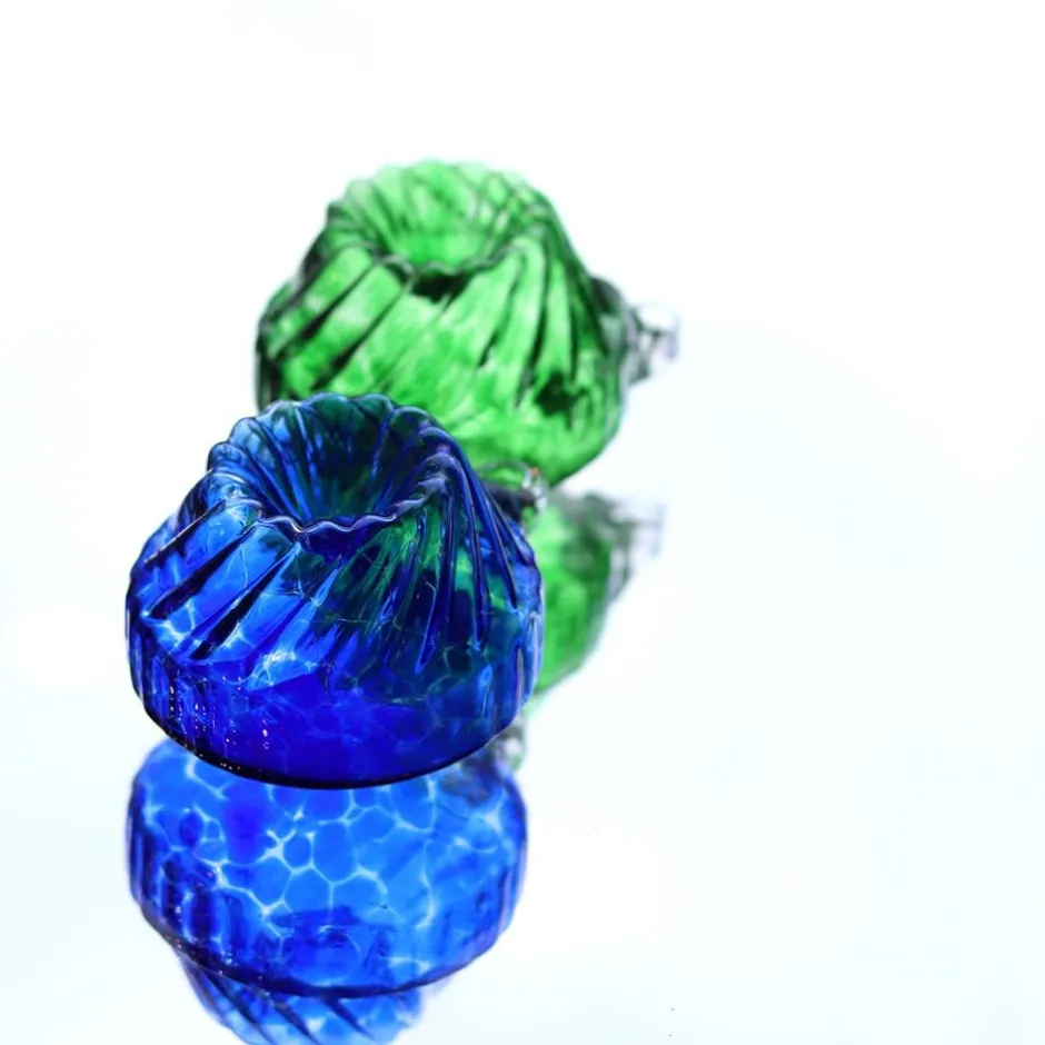 Sale Boule de noël en cristal kouglof 2019 bleu Décoration