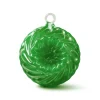 Best Boule de noël en cristal kouglof verte 2019 Décoration