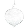 Boule de noël verre givrée n°5 Décoration