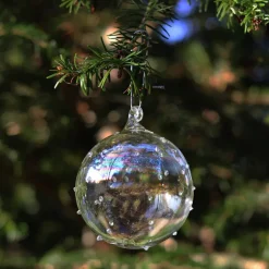 Best Boule de noël verre irisé à points n°4 Décoration|Ornements Cristal