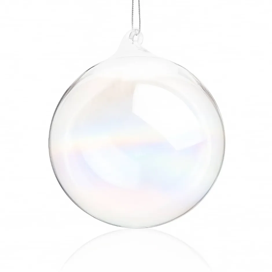 Outlet Boule de noël verre irisée n°14 Décoration|Ornements Cristal