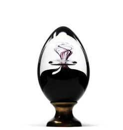 Outlet Boule d’escalier cristal noir/bleu Sulfures Cristal|Décoration