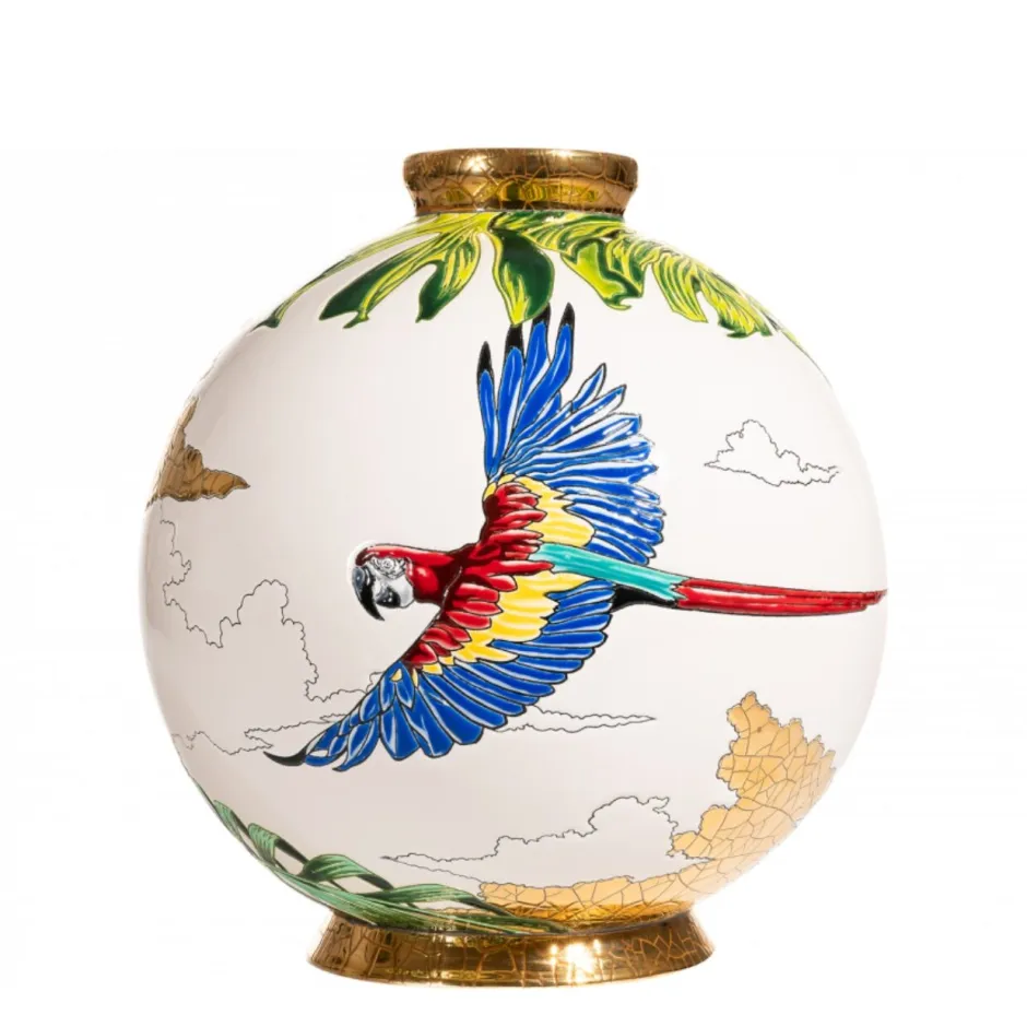 Hot Boule flo Vale Do Javari Émaux de Longwy Vases Cristal Couleur|Éditions D’Art Cristal