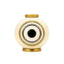 Boule geo Minuit Émaux de Longwy Vase Céramique|Éditions D’Art Cristal