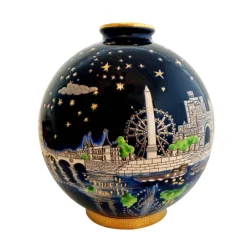 Best Boule Paris Ville Lumière JO 2024 Émaux de Longwy Éditions D’Art Cristal|Vases & Boules