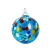 Online Boules de Noël merveille turquoise moucheté Décoration|Ornements Cristal