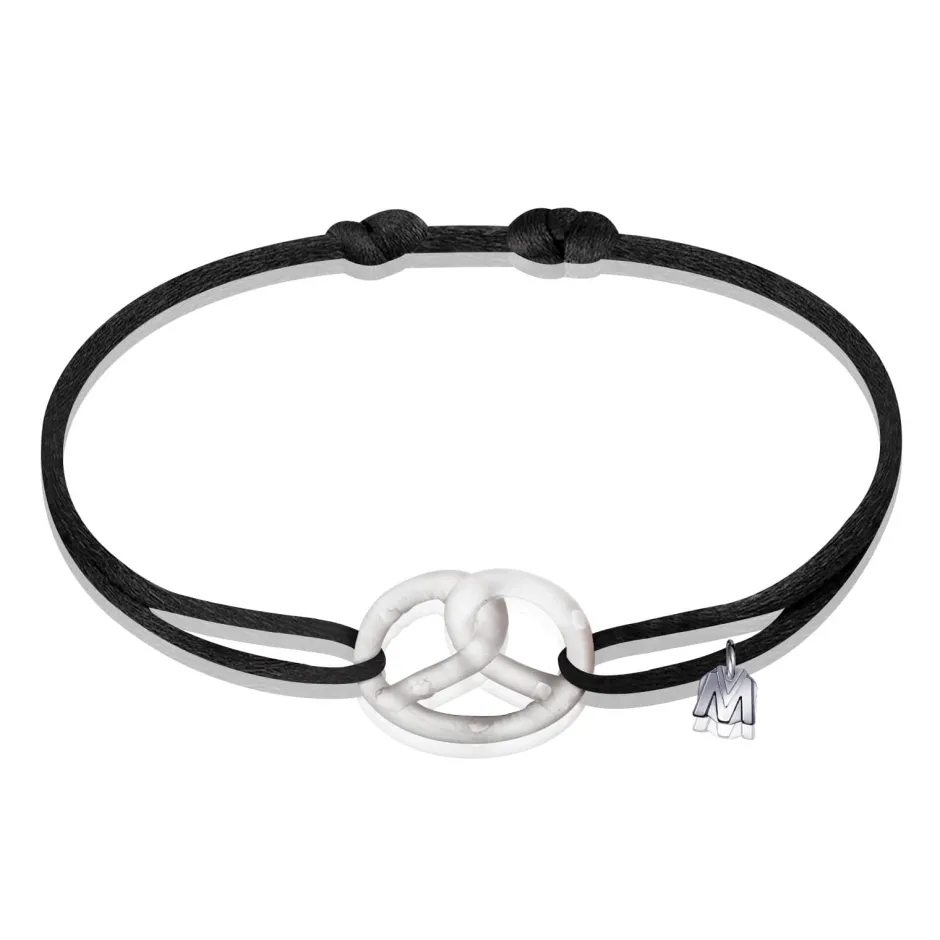 Clearance Bracelet bretzel pâte de cristal Michaël Vessière Bracelets Cristal|Bracelets