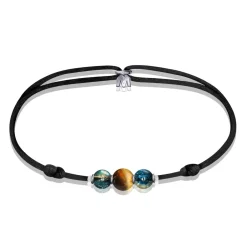 Outlet Bracelet œil-de-tigre aurore autrale Michaël Vessière Bracelets Cristal|Bracelets