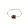 Sale Bracelet médaillon cristal rouge rubis Bracelets Cristal|Bracelets