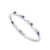 Discount Bracelet rigide étoile cristal bleu saphir Bracelets Cristal|Bracelets